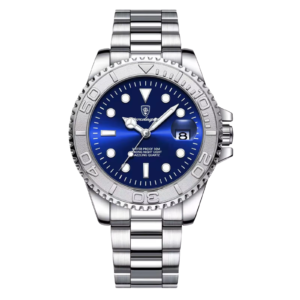 Poedagar Blue Dial Luxury Watch