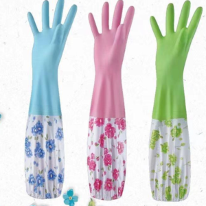 Long Sleeve Waterproof Rubber Gloves